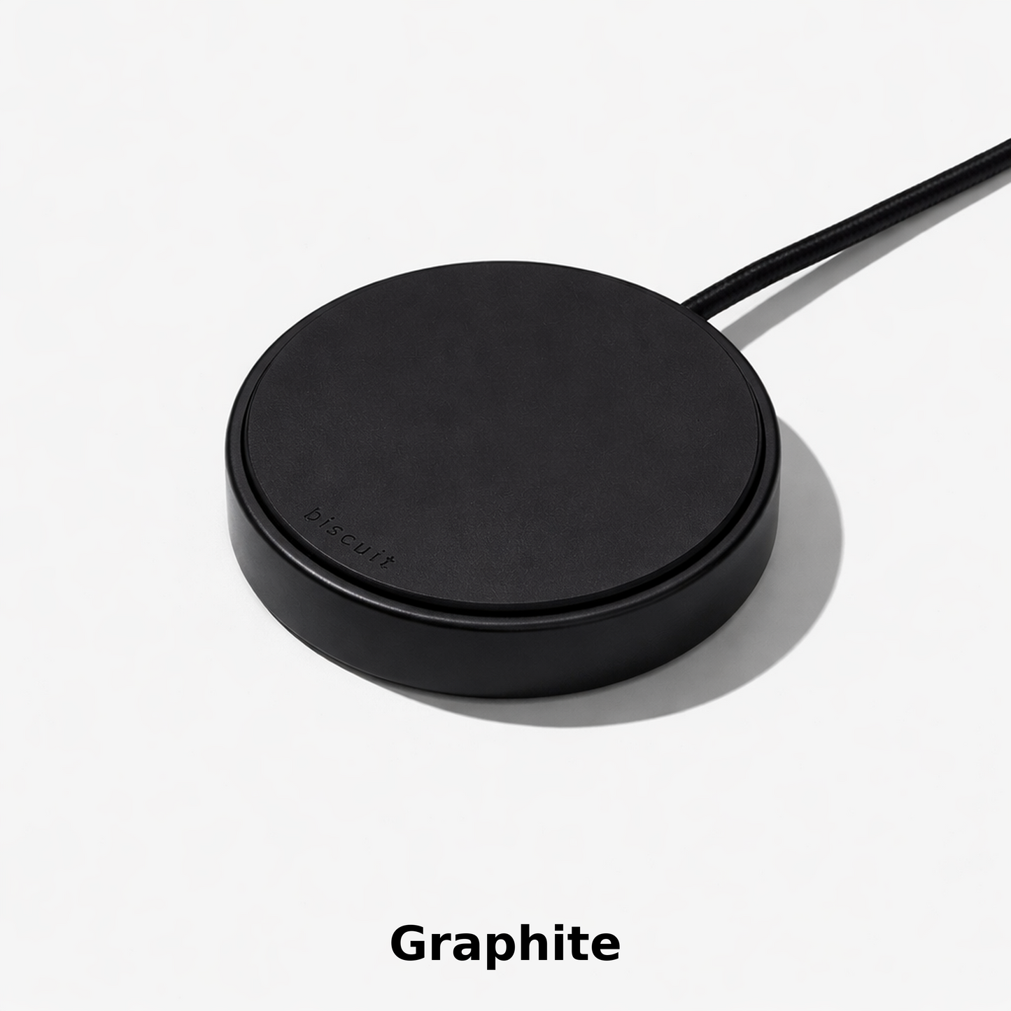 Biscuit Wireless Charger Graphite Black