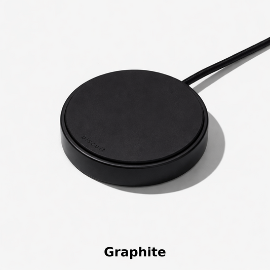 Biscuit Wireless Charger Graphite Black