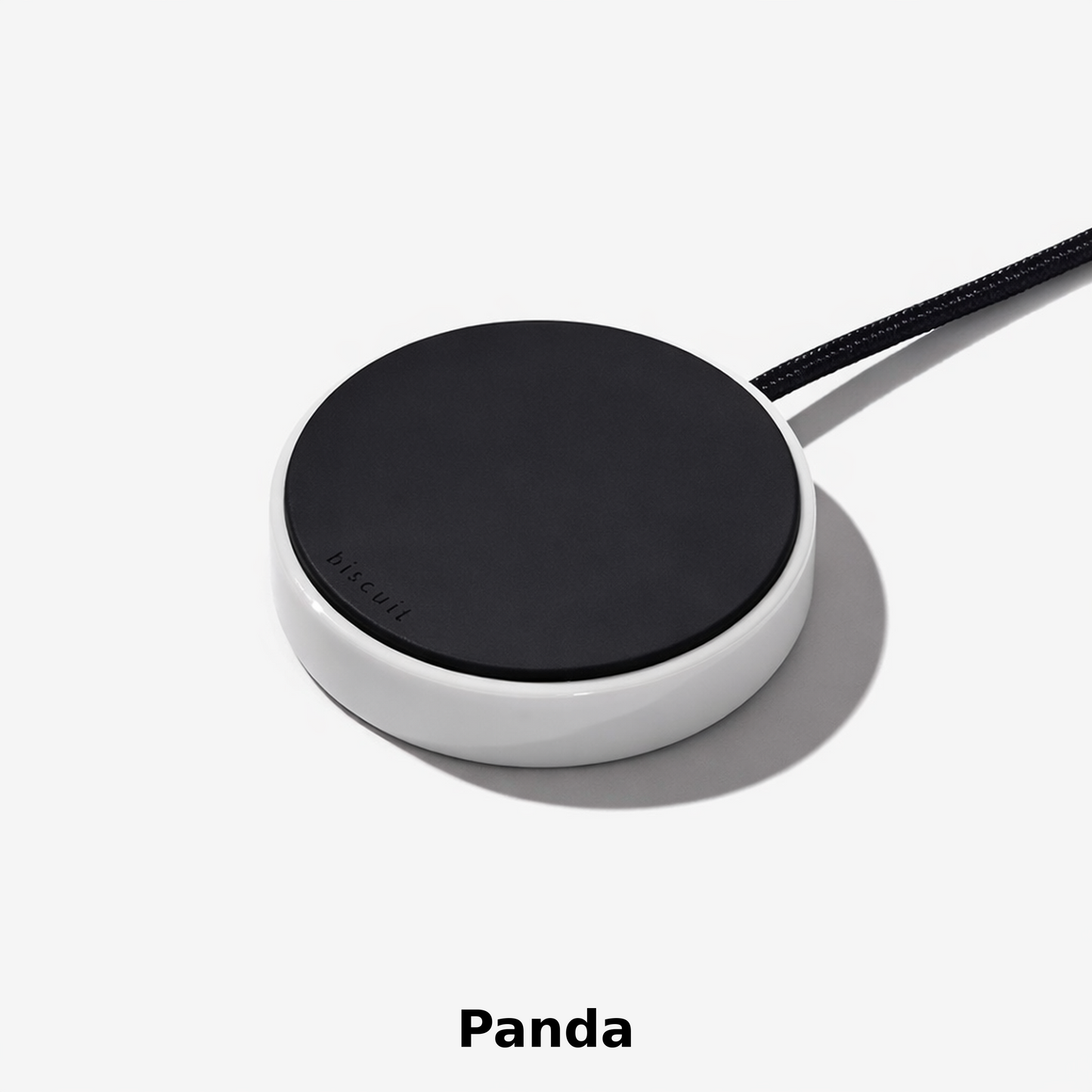 Biscuit Wireless Charger Panda White and Black